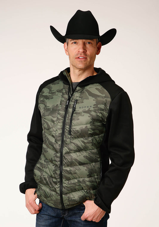 Roper Mens Down Filled Crushable Combo Jacket