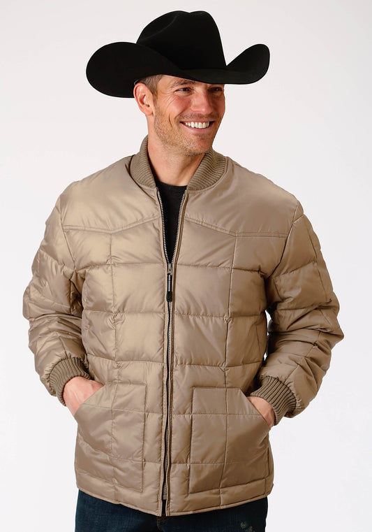 Roper Mens Khaki Poly-Filled Jacket