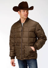 Roper Mens Brown Poly-Filled Jacket