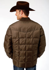 Roper Mens Brown Poly-Filled Jacket - Flyclothing LLC