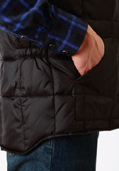 Roper Mens Black Poly-Filled Vest - Flyclothing LLC