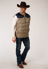 Roper Mens Quilted Poly With Poly Fill Vest - Flyclothing LLC