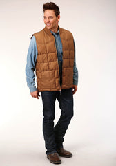 Roper Mens Caramel Men's Vest - Flyclothing LLC