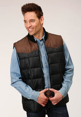 Roper Mens Quilted Polyfilled Vest