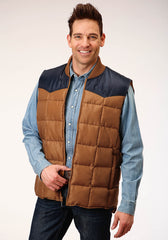 Roper Mens Quilted Polyfilled Vest