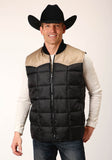 Roper Mens Quilted Polyfilled Vest