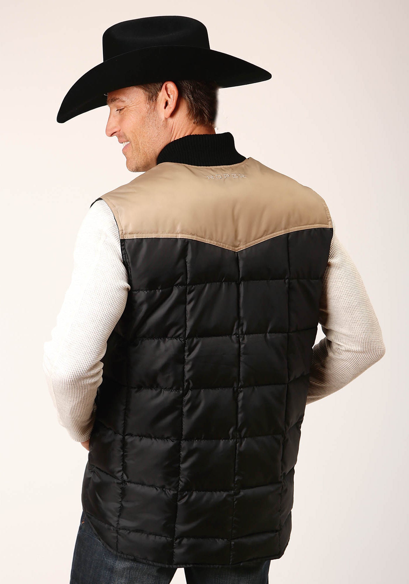 Roper Mens Quilted Polyfilled Vest - Flyclothing LLC