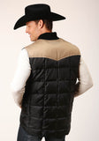 Roper Mens Quilted Polyfilled Vest - Flyclothing LLC