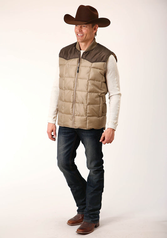 Roper Mens Quilted Polyfilled Vest - Flyclothing LLC