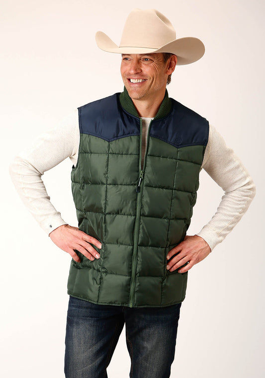 Roper Mens Quilted Polyfilled Vest