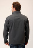 Roper Mens Heather Grey Soft Shell Jacket - Flyclothing LLC