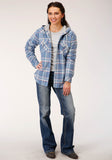 Roper Womens Long Sleeve Snap Thermal Lined Flannel Shirt Jacket - Flyclothing LLC