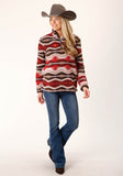 Roper Womens Blanket Aztec Polar Fleece Pullover - Flyclothing LLC