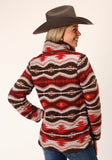 Roper Womens Blanket Aztec Polar Fleece Pullover - Flyclothing LLC