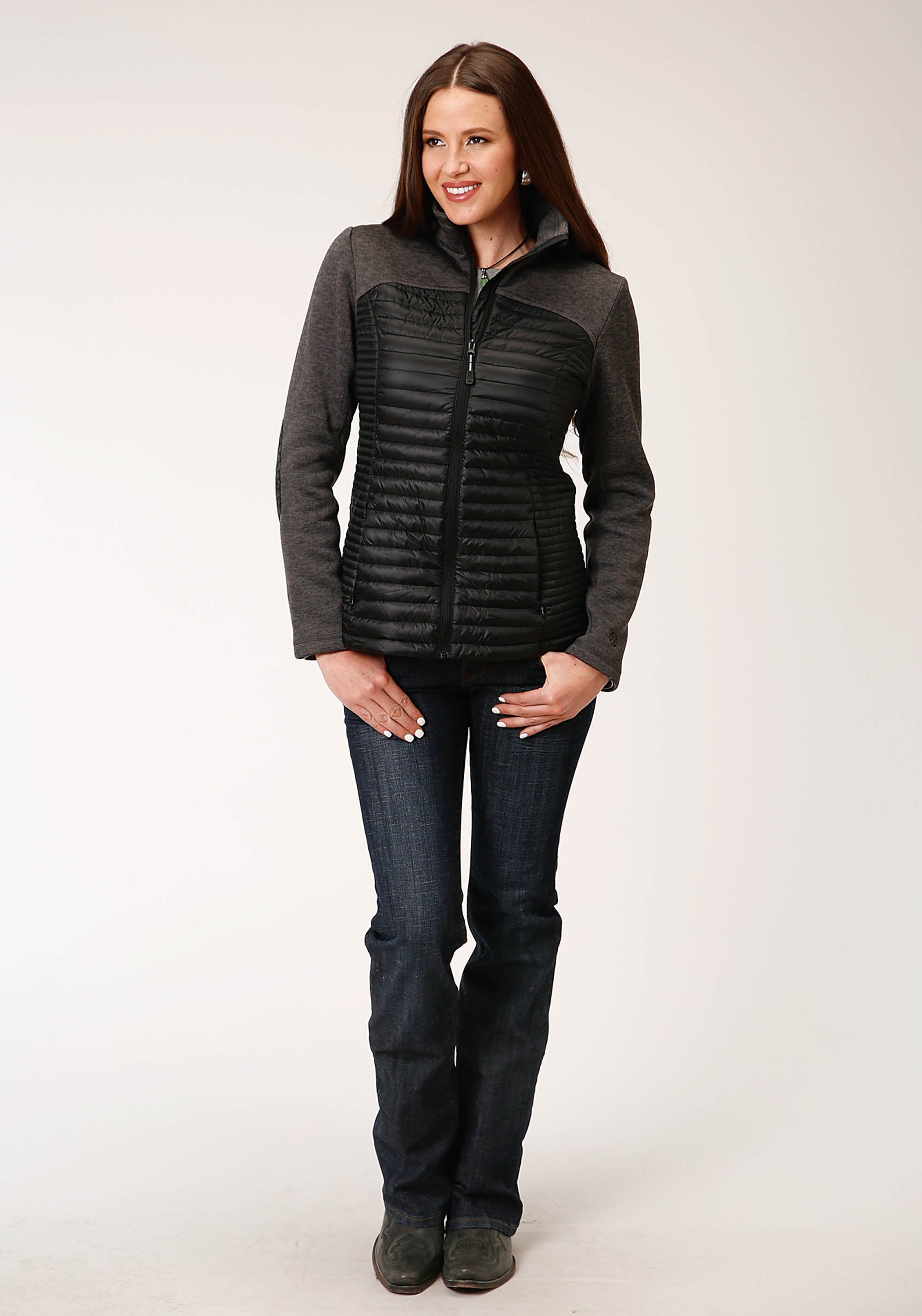 Roper Womens Down Filled Crushable Combo Jacket - Flyclothing LLC