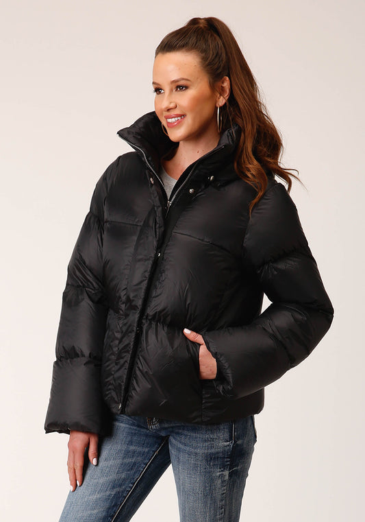 Roper Womens Hooded Down Puffer Jacket