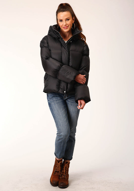 Roper Womens Hooded Down Puffer Jacket - Flyclothing LLC