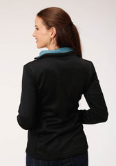 Roper Womens Interlock Bonded Fleece Tech Jacket - Flyclothing LLC