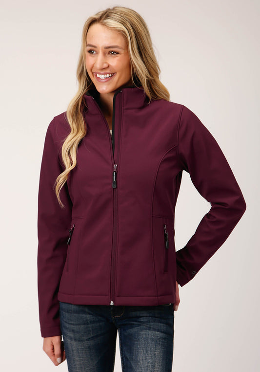 Roper Womens Wine Softshell Tech Jacket