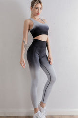 Gradient Sports Bra and Leggings Set - Flyclothing LLC