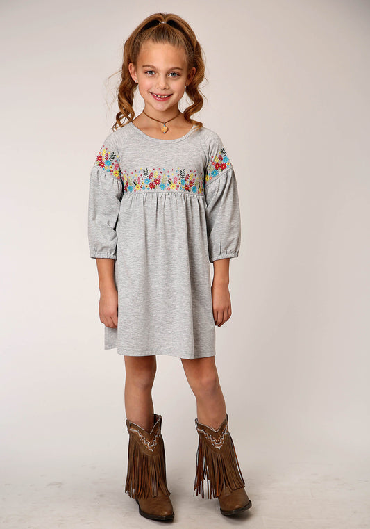 Roper Girls Cotton Millange Dress