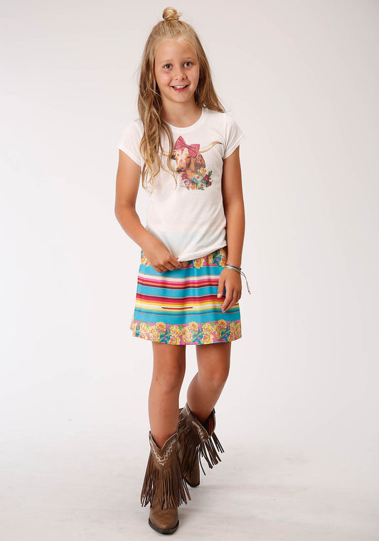 Roper Girls Serape Print  Skirt - Roper