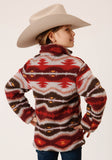 Roper Girls Womens Blanket Aztec Polar Fleece Pullover - Flyclothing LLC