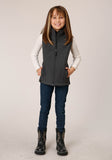 Roper Girls Heather Grey Soft Shell Tech Vest - Flyclothing LLC