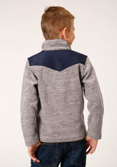 Roper Boys Polar Fleece Brown Pullover - Flyclothing LLC