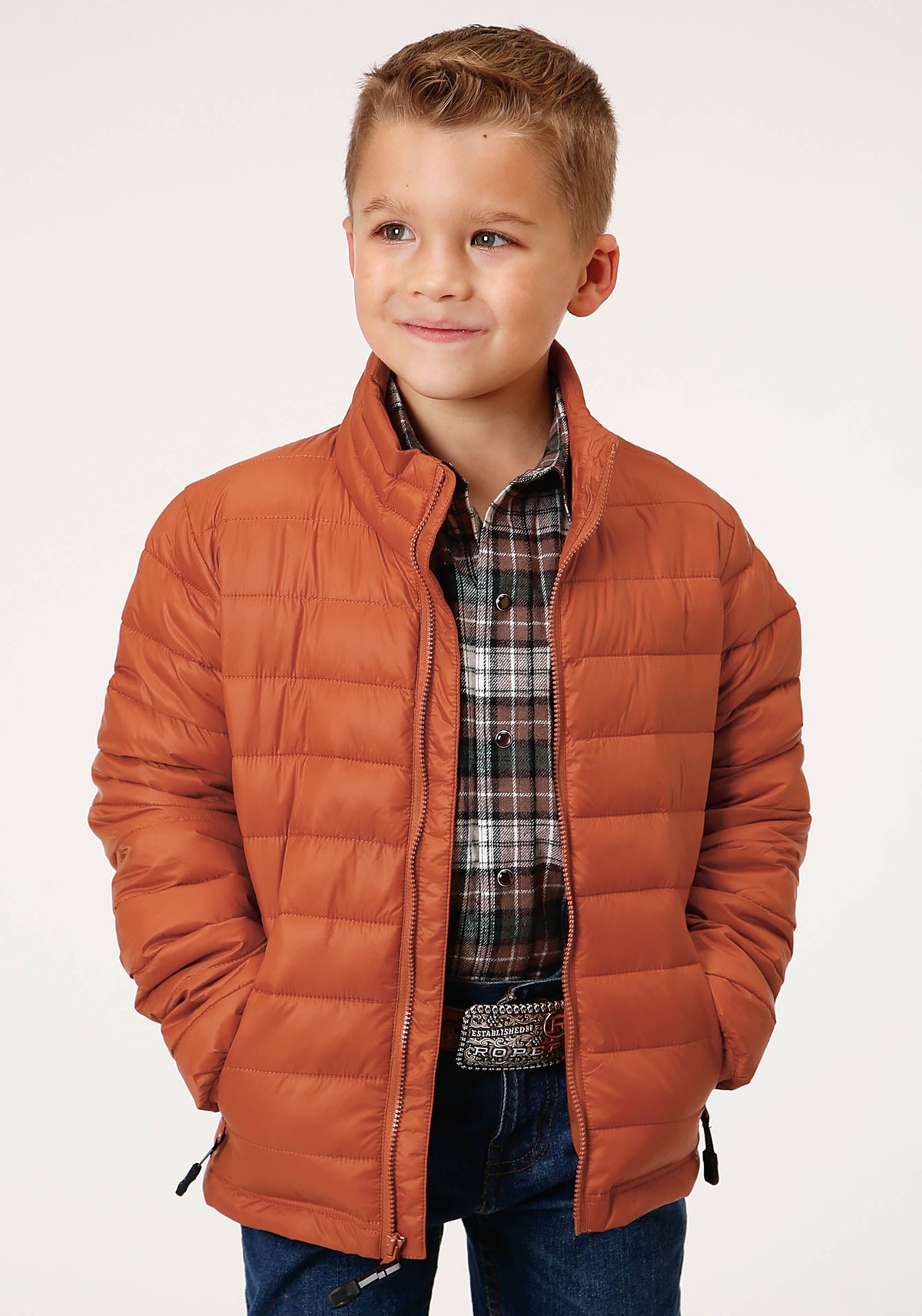 Roper Boys Crushable Poly Filled Down Jacket