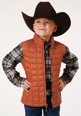 Roper Boys Crushable Poly Filled Down Vest