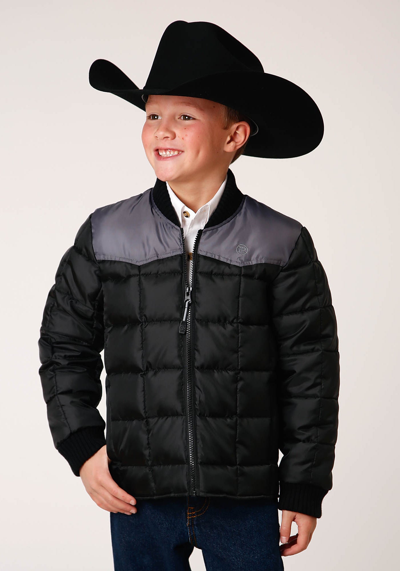 Roper Boys Quilted Poly Filled Western Jacket