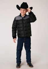 Roper Boys Quilted Poly Filled Western Jacket - Flyclothing LLC