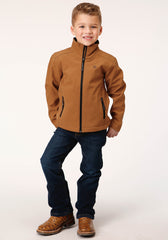 Roper Boys Caramel Softshell Tech Jacket - Flyclothing LLC