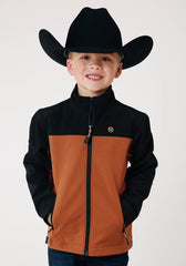 Roper Boys Caramel Softshell Combo Tech Jacket