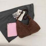 Suede Shoulder Bag - Flyclothing LLC