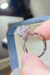 2 Carat Moissanite 925 Sterling Silver Ring - Flyclothing LLC