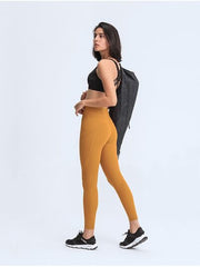 Double Take Wide Waistband Leggings with Pockets - Flyclothing LLC