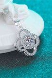 1 Carat Moissanite 925 Sterling Silver Necklace - Flyclothing LLC