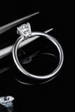 1 Carat Moissanite 925 Sterling Silver Solitaire Ring - Flyclothing LLC