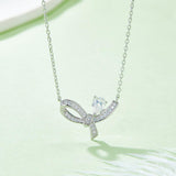 Moissanite 925 Sterling Silver Necklace - Flyclothing LLC