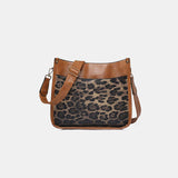 PU Leather Leopard Shoulder Bag - Flyclothing LLC