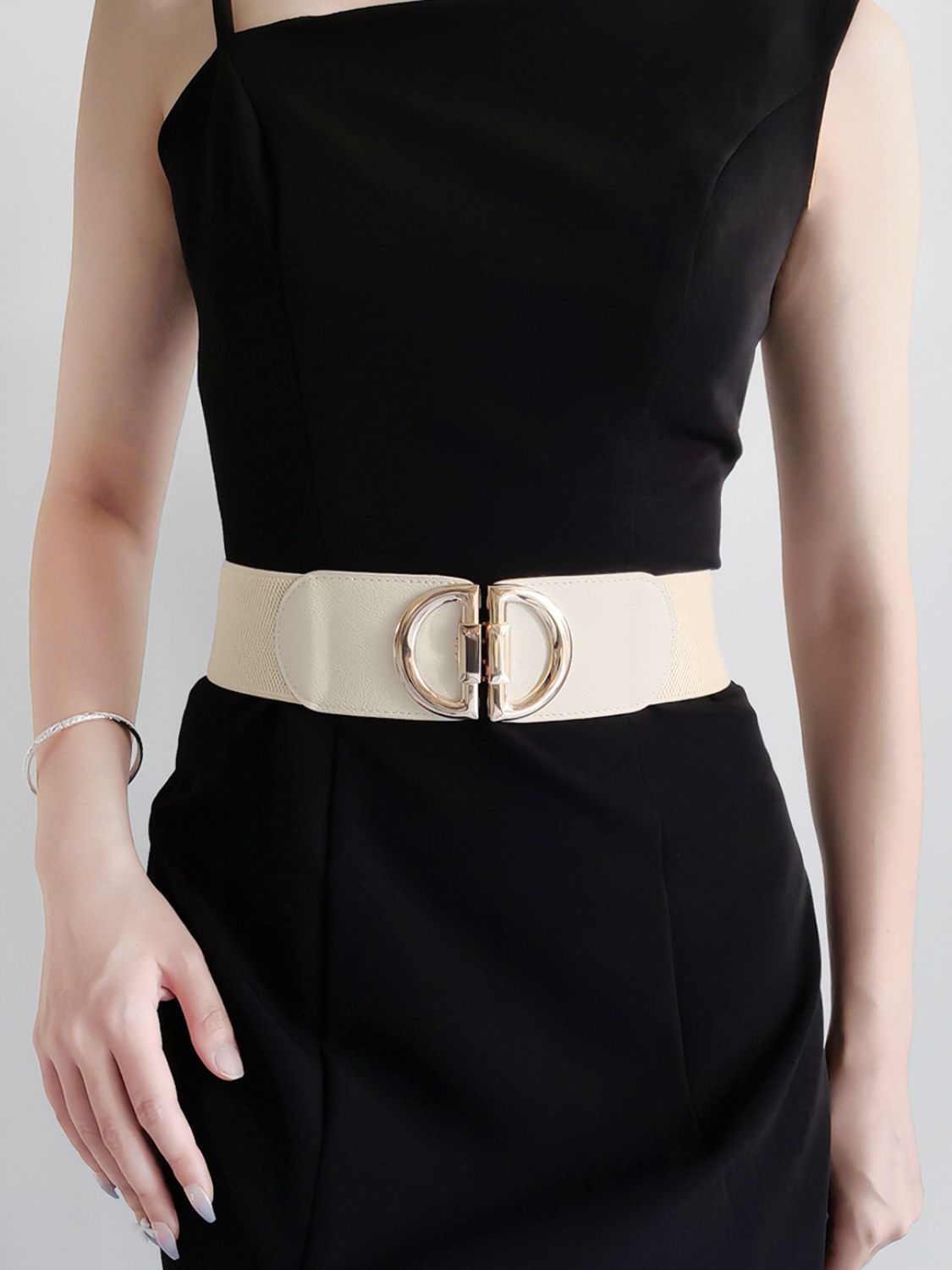 D Buckle Elastic Belt - Trendsi