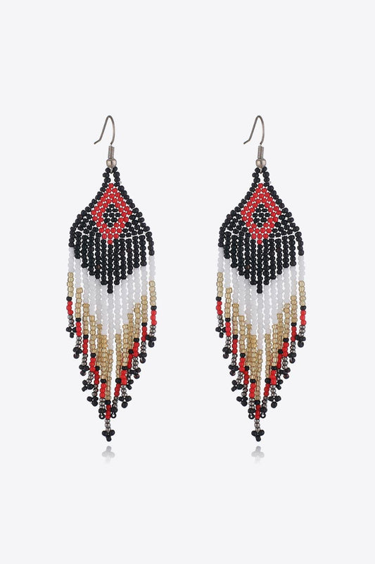 Beaded Dangle Earrings - Trendsi