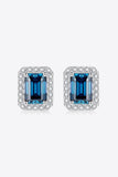 2 Carat Moissanite Stud Earrings in Indigo - Flyclothing LLC