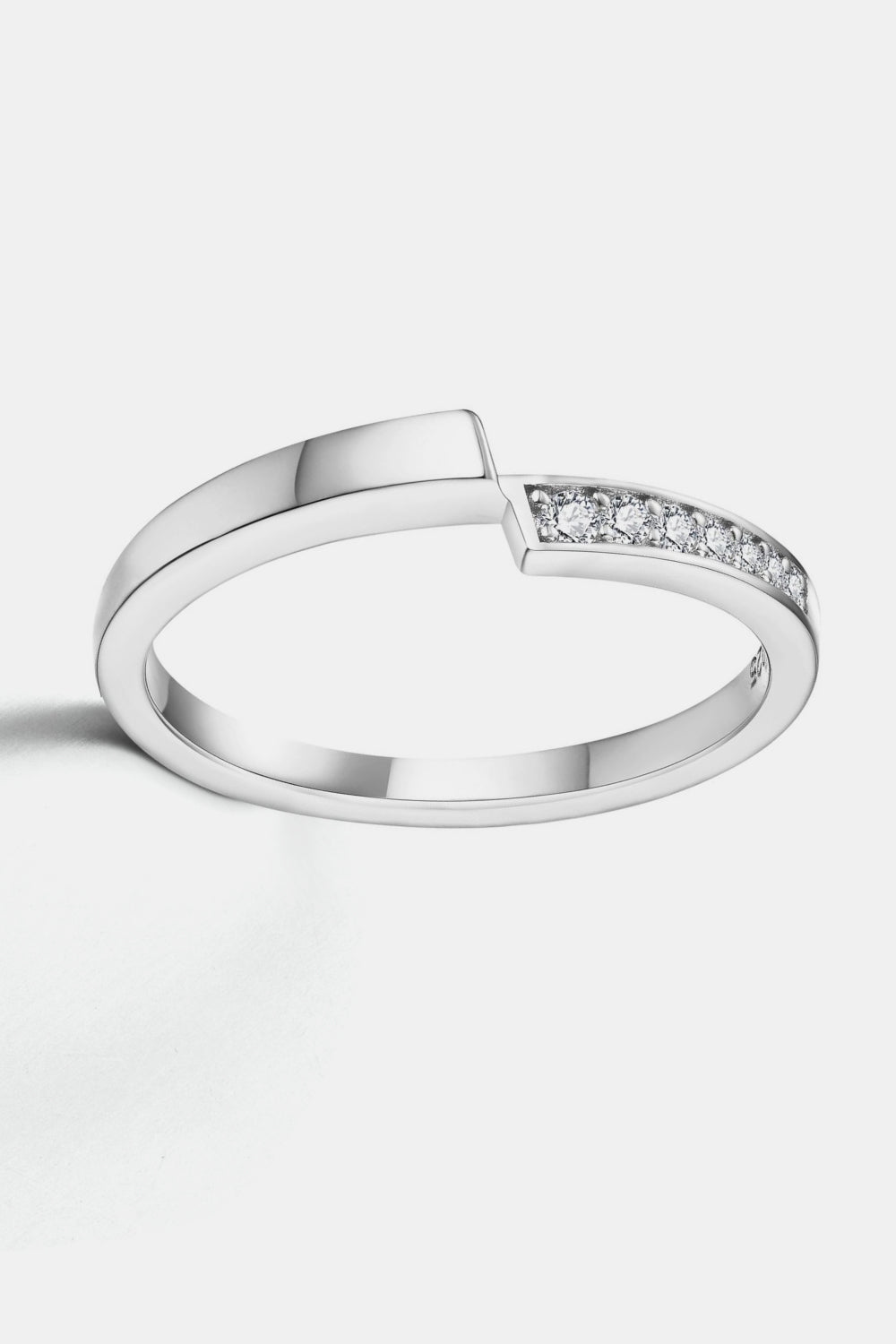 Moissanite 925 Sterling Silver Ring - Flyclothing LLC