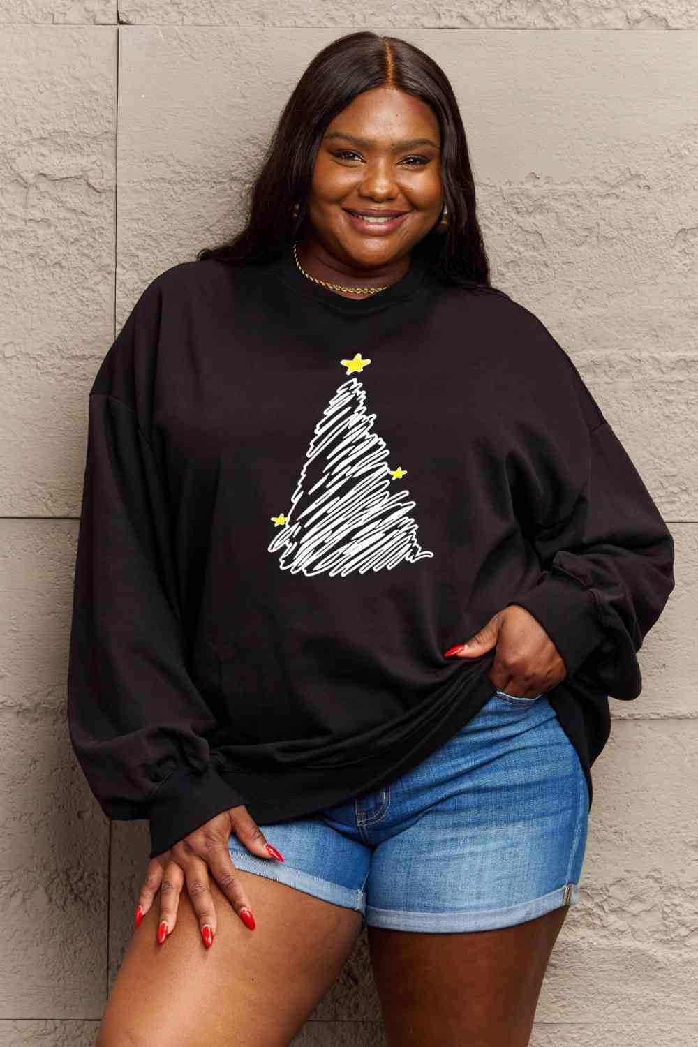 Simply Love Full Size Graphic Sweatshirt - Flyclothing LLC