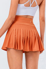 High Waist Pleated Active Skirt - Flyclothing LLC