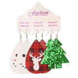 Christmas PU Earrings Set - Flyclothing LLC