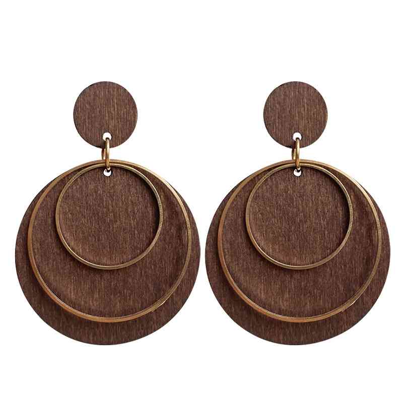 Geometric Drop Earrings - Flyclothing LLC